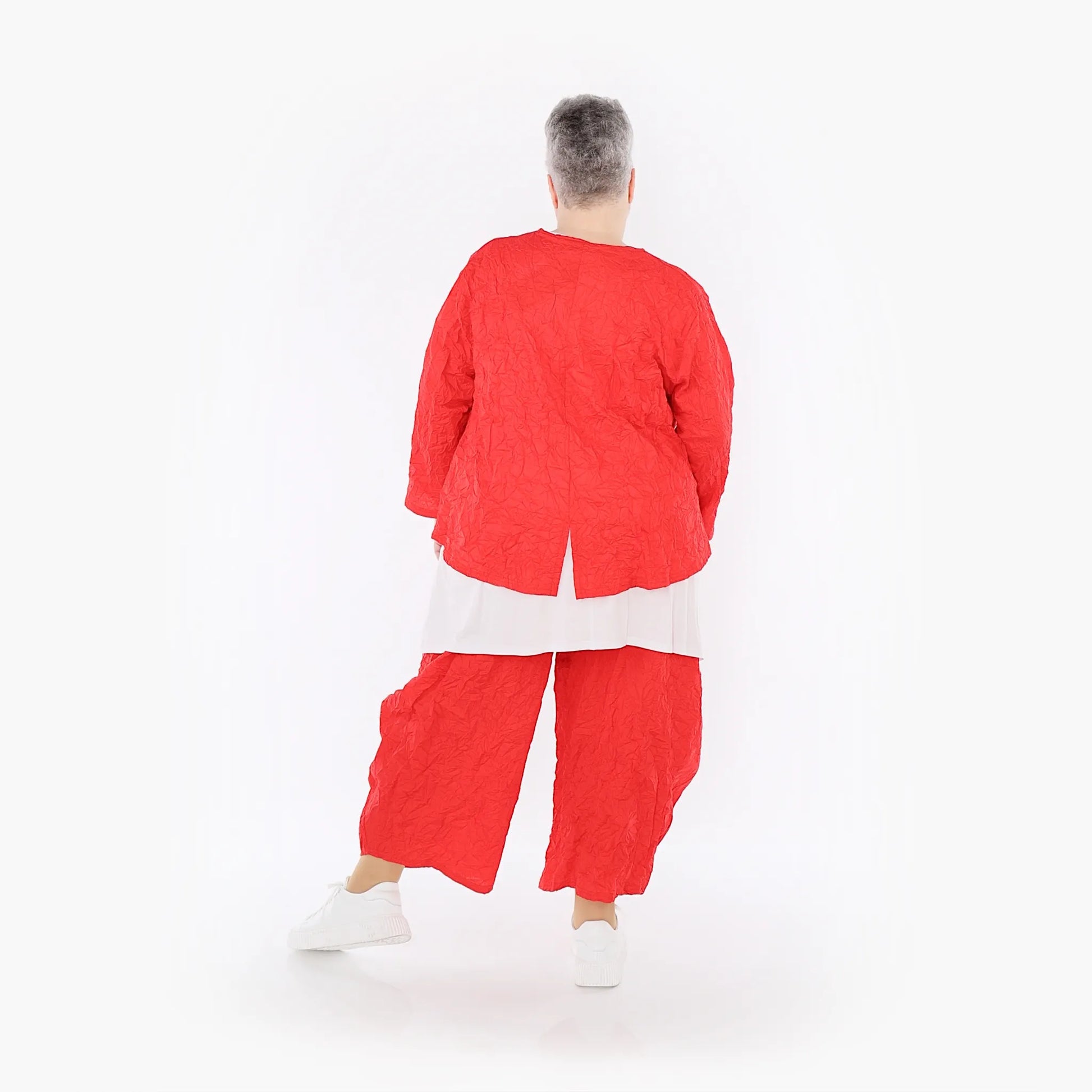 Ballonhose von AKH Fashion aus Materialmix, 1372.08069, Rot, Ausgefallen, Zeitlos, Schick
