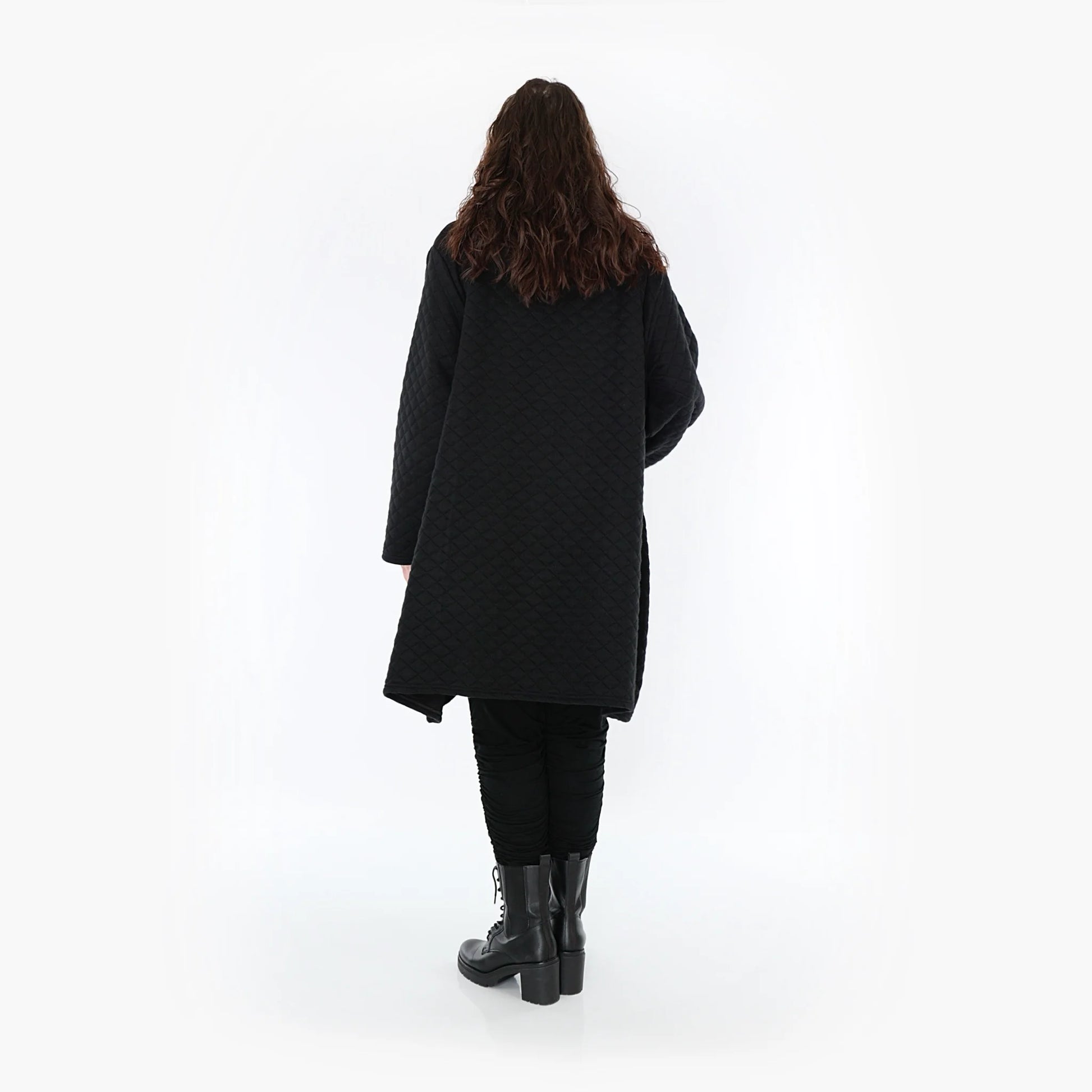 A-Form Jacke von AKH Fashion aus Materialmix, 1394.06909, Schwarz, Schick, Modern, Bequem