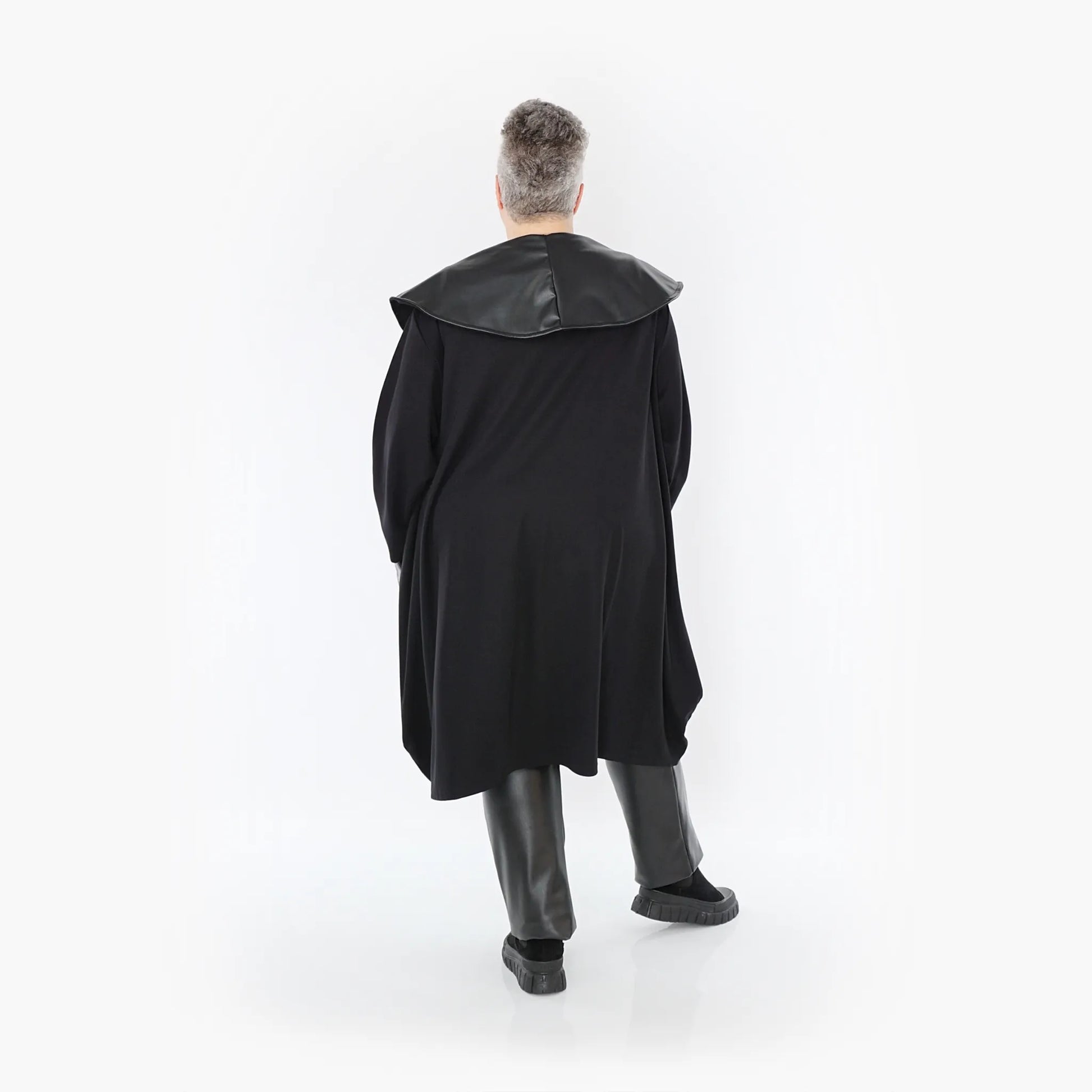 Ballonmantel von AKH Fashion aus Polyester, 1414.07002, Schwarz, Schick, Modern, Bequem