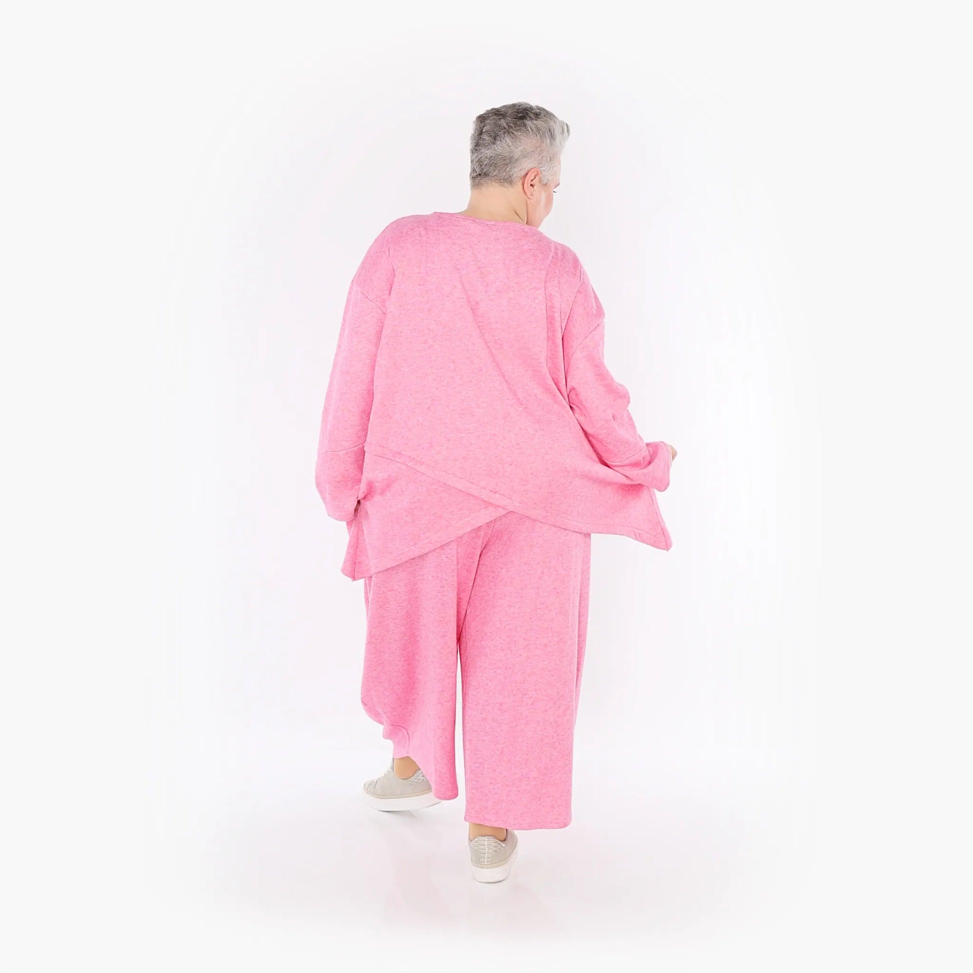 A-Form Bigshirt von AKH Fashion aus Viskose, 1429.07013, Pink, Schick, Modern, Bequem, Schick