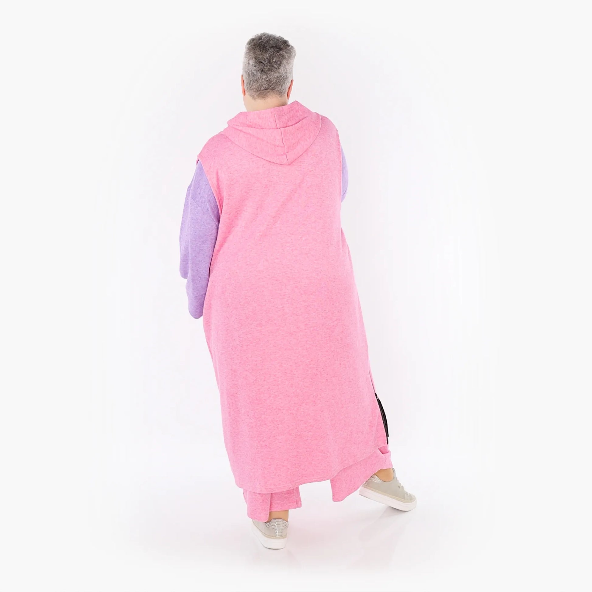 AKH Fashion Weste in gerader Form, aus Viskose, 1429.06879, Pink, Schick, Modern, Bequem