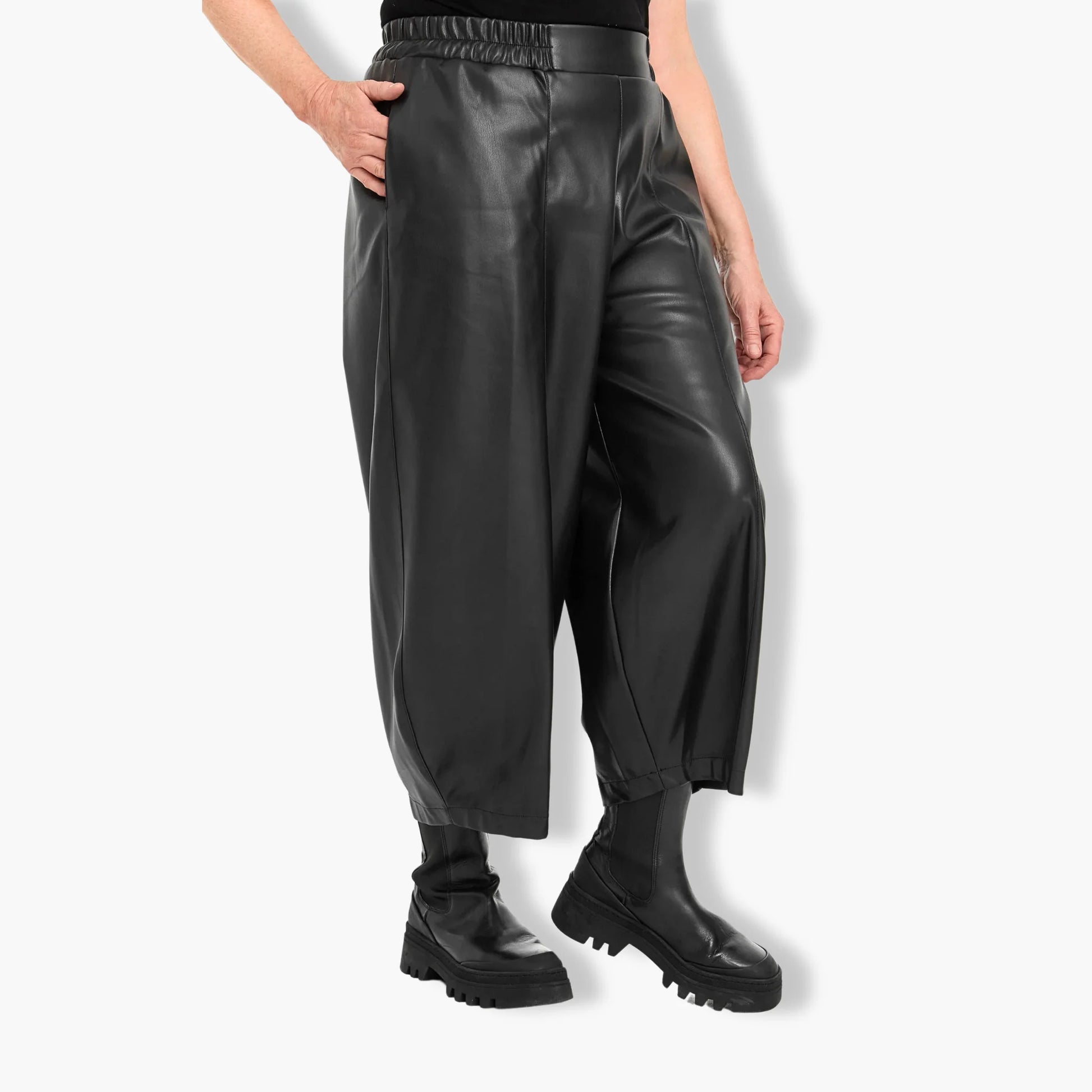 Ballonhose von Do Your Best aus Viskose, D780, Schwarz, Schick, Modern, Bequem