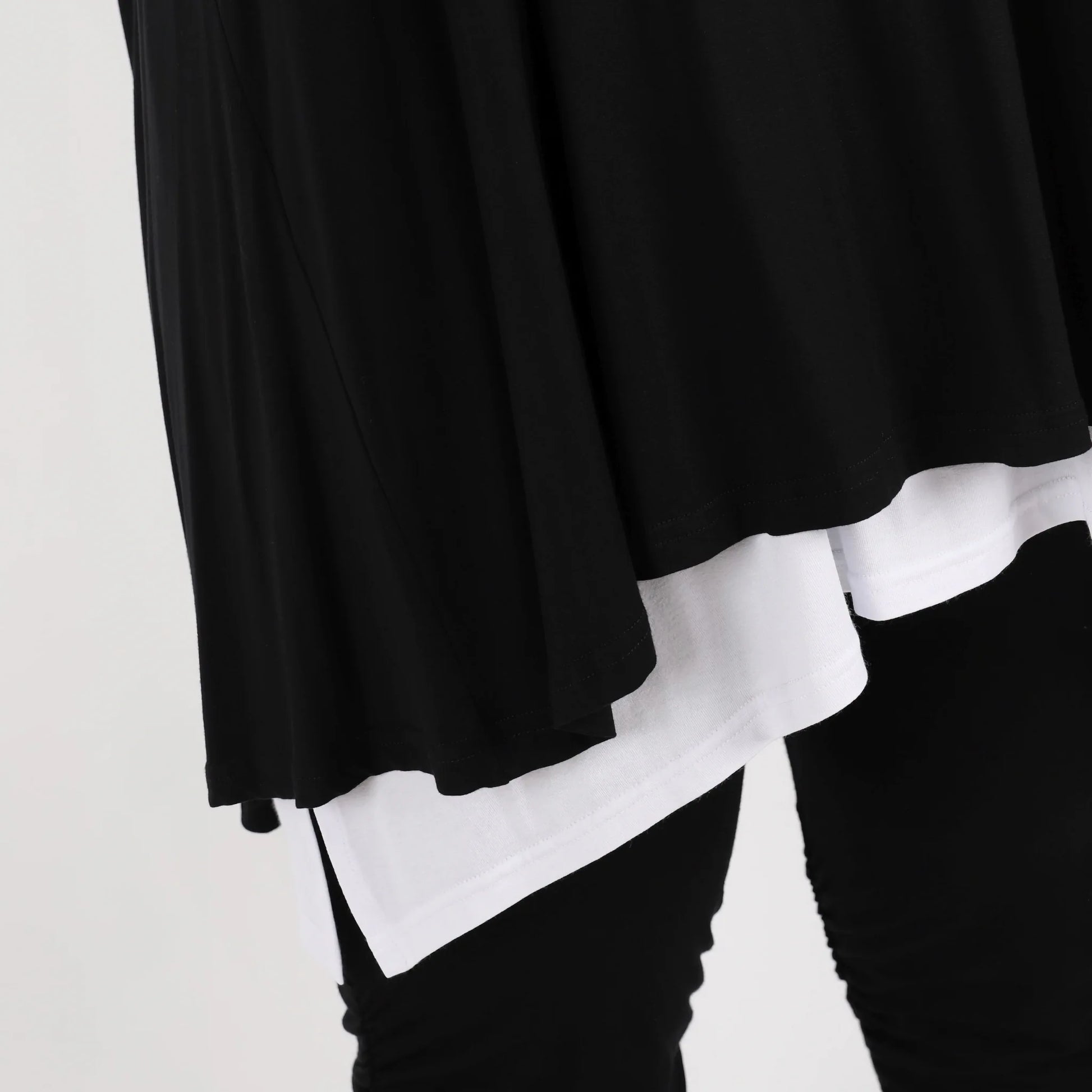 A-Form Shirt von AKH Fashion aus Viskose, 1312.00593, Schwarz, Schick, Modern, Bequem