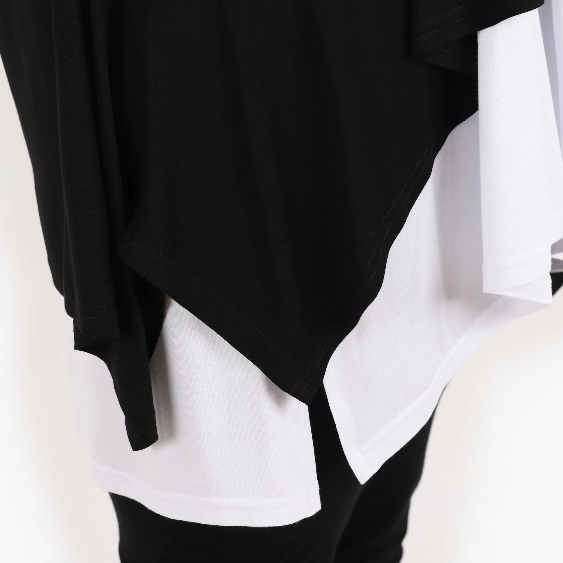 A-Form Shirt von AKH Fashion aus Viskose, 1312.01019, Schwarz, Schick, Modern, Bequem