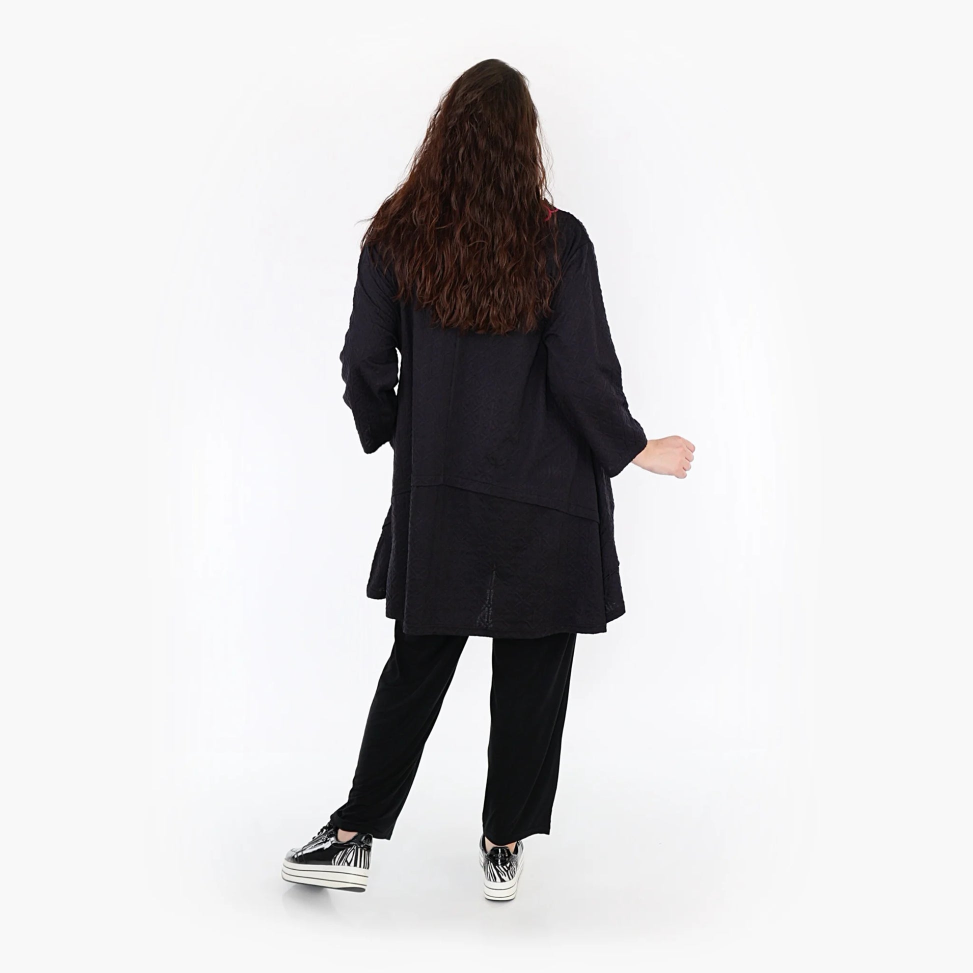 A-Form Shirt von AKH Fashion aus Viskose, 1342.06976, Schwarz, Schick, Modern, Bequem