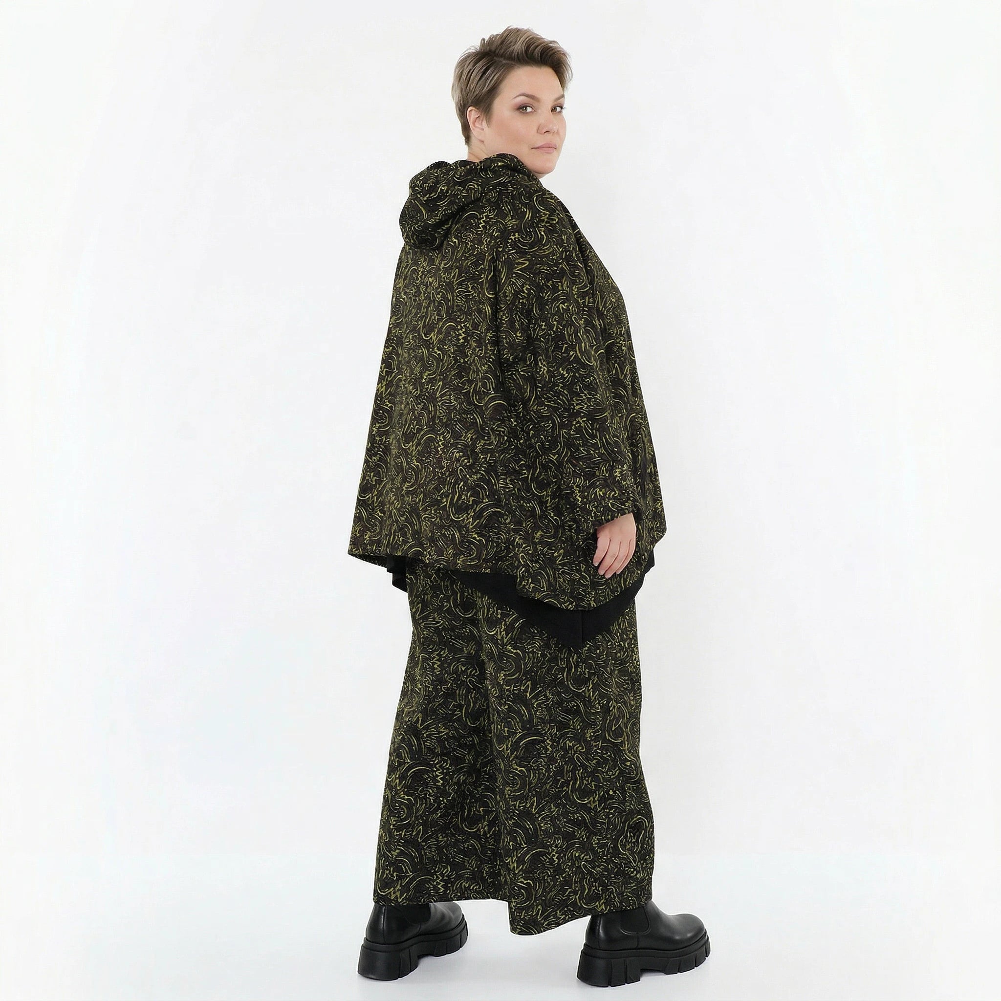 Marlene Hose von AKH Fashion aus Materialmix, 1516.07083, Neongrün
