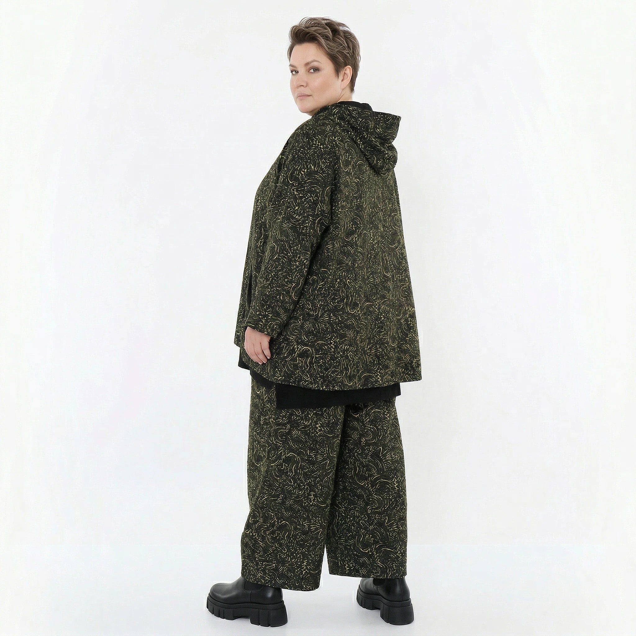 Marlene Hose von AKH Fashion aus Materialmix, 1516.07083, Neongrün