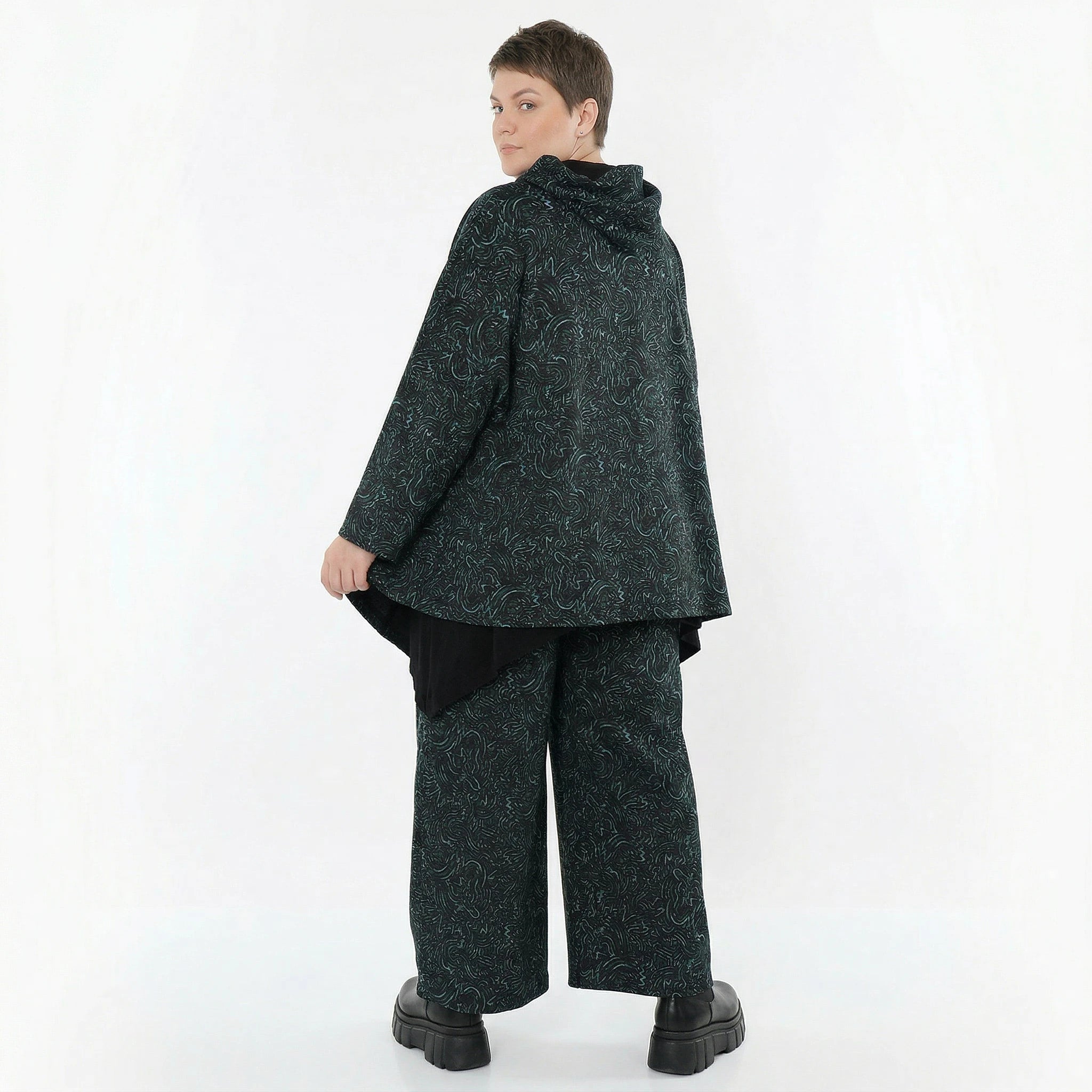 Marlene Hose von AKH Fashion aus Materialmix, 1516.07083, Petrol