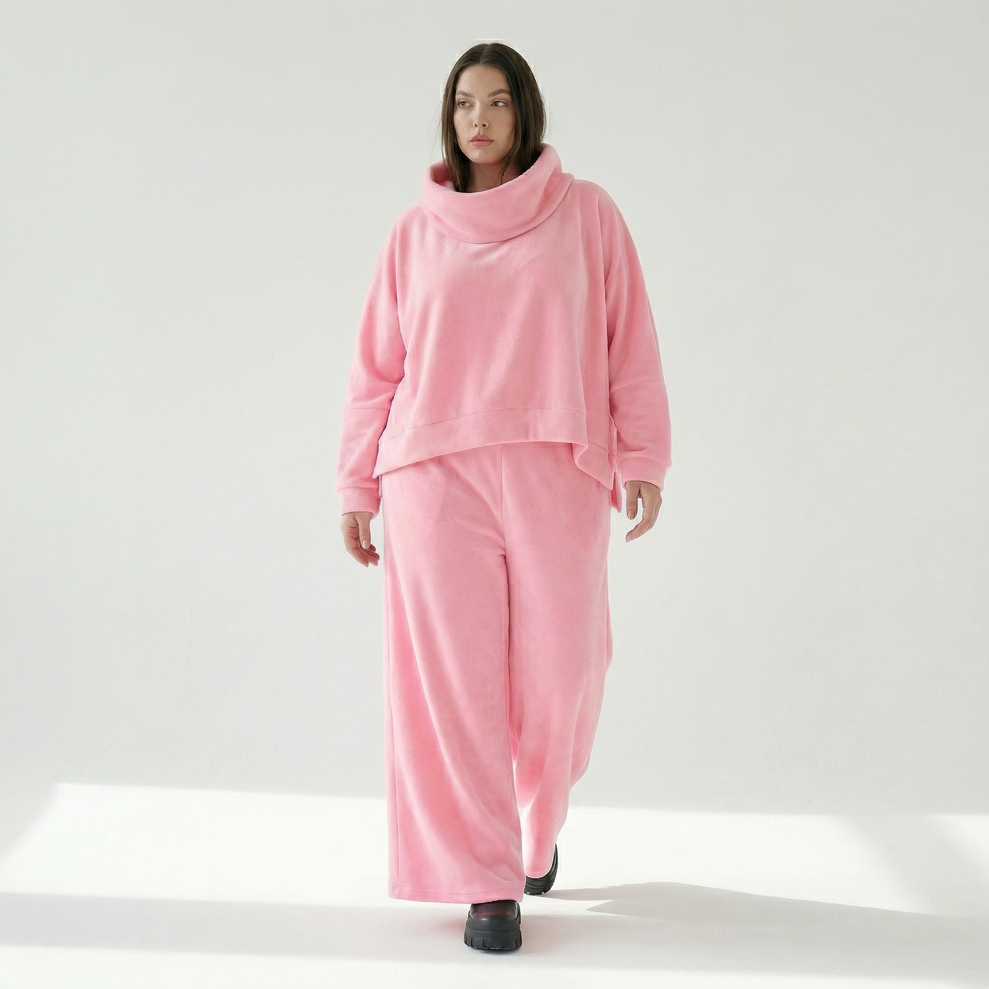  Palazzo Hose von AKH Fashion aus Baumwolle, 1547.06937, Pink, Ausgefallen, Zeitlos, Schick