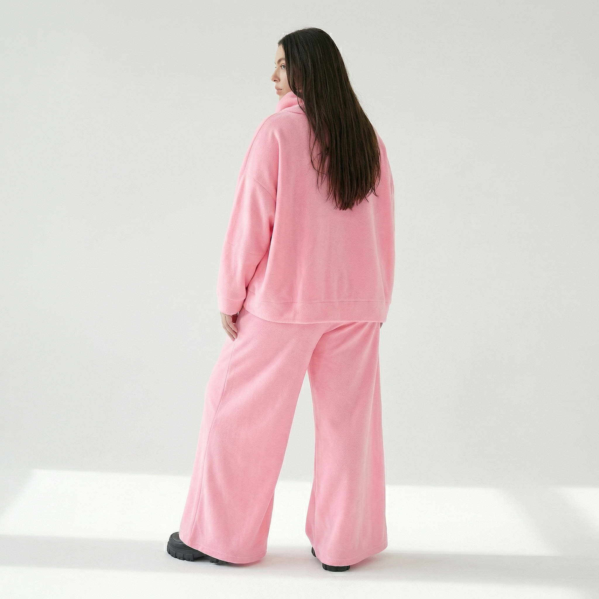  Palazzo Hose von AKH Fashion aus Baumwolle, 1547.06937, Pink, Ausgefallen, Zeitlos, Schick