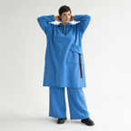  A-Form Kleid von AKH Fashion aus Baumwolle, 1547.06989, Blau, Ausgefallen, Zeitlos, Schick