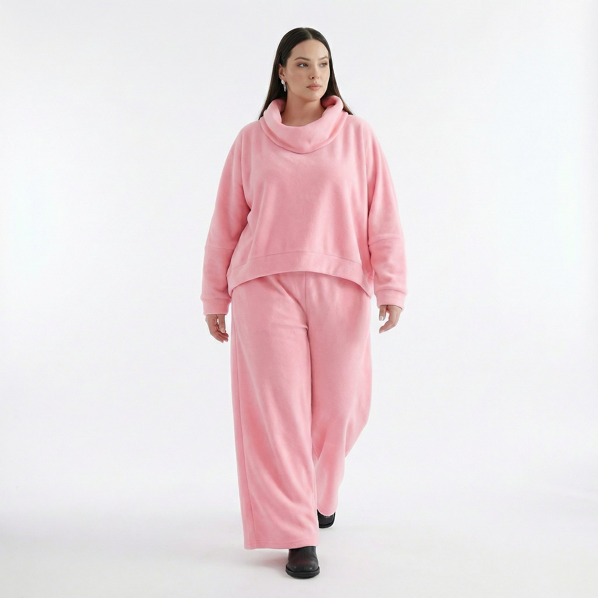  AKH Fashion Überwurf in kastiger Form, aus Baumwolle, 1547.7011R, Pink, Ausgefallen