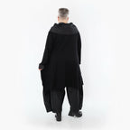 Ballonhose von AKH Premium aus Viskose, P106883, Schwarz, Ausgefallen, Zeitlos, Schick