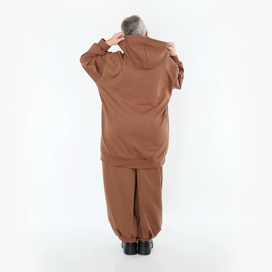  Ballonhose von AKH Fashion aus Viskose, 1566.08067, Braun, Ausgefallen, Zeitlos, Schick