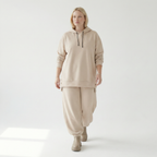  Ballonhose von AKH Fashion aus Viskose, 1566.08067, Beige, Ausgefallen, Zeitlos, Schick