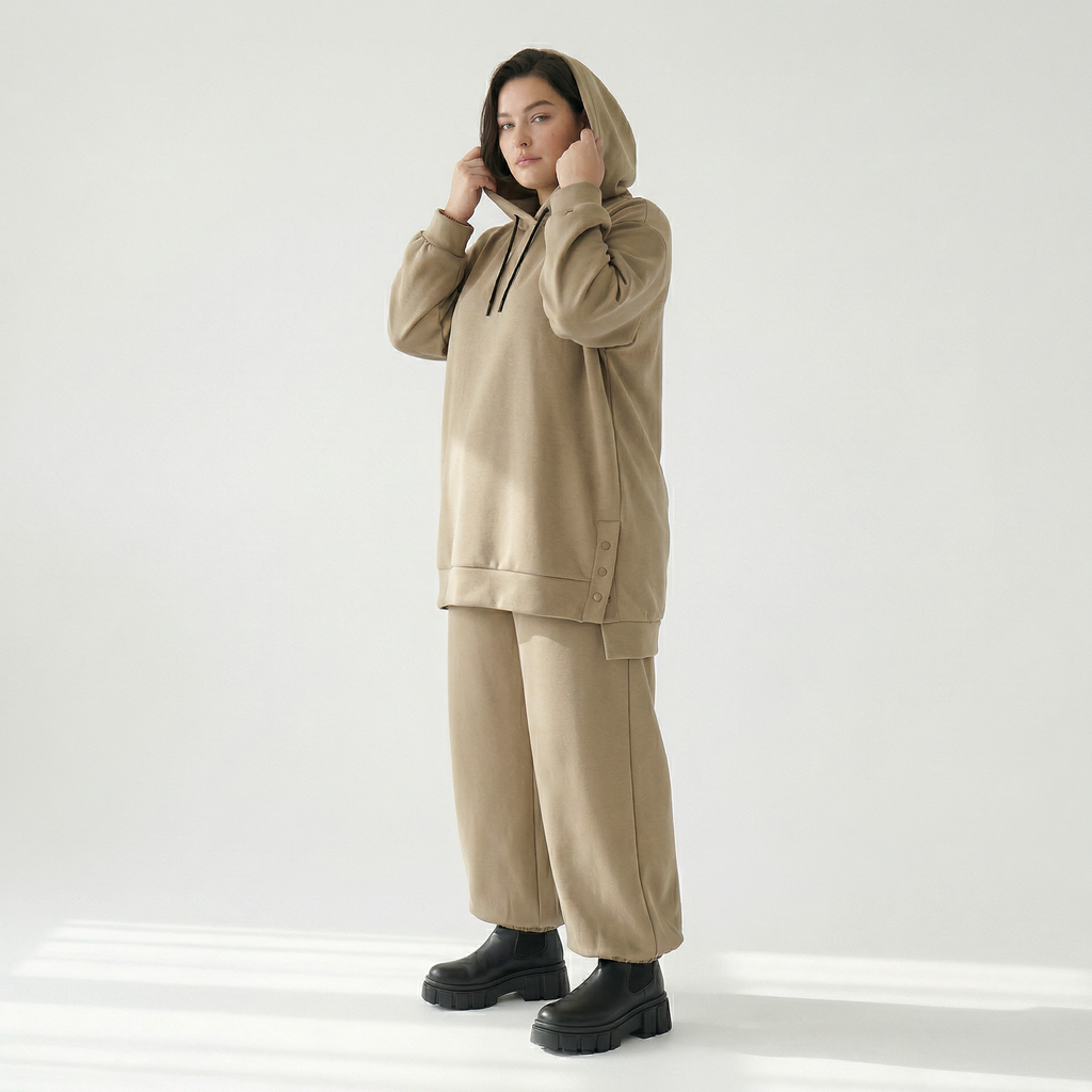  Ballonhose von AKH Fashion aus Viskose, 1566.08067, Camel, Ausgefallen, Zeitlos, Schick