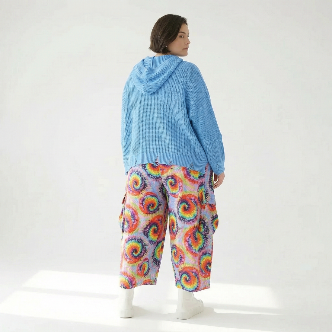  Ballonhose von AKH Fashion aus Baumwolle, 1503.07113, Multicolor, Farbmix, Ausgefallen