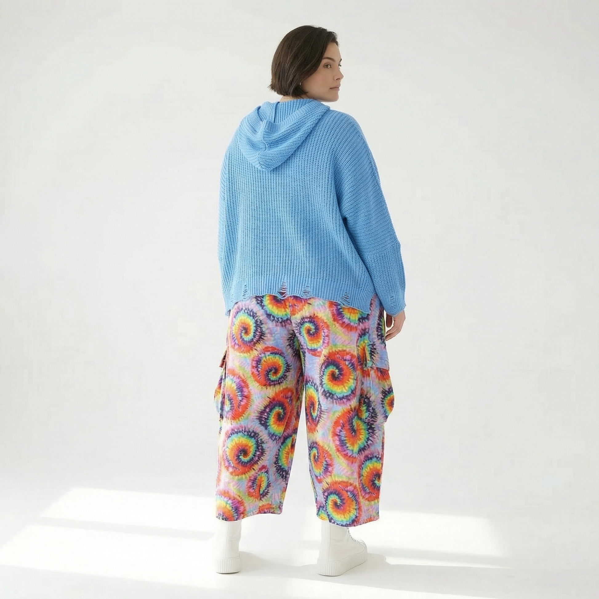  Ballonhose von AKH Fashion aus Baumwolle, 1503.07113, Multicolor, Farbmix, Ausgefallen