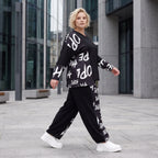 Ballonhose aus weichem Fleece mit Schnürbund und schmal zulaufendem Bein für den Winter