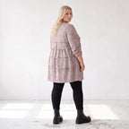 Kuschelig warmer Strickpullover in A-Linie mit Rundhalsausschnitt und Stretchkomfort