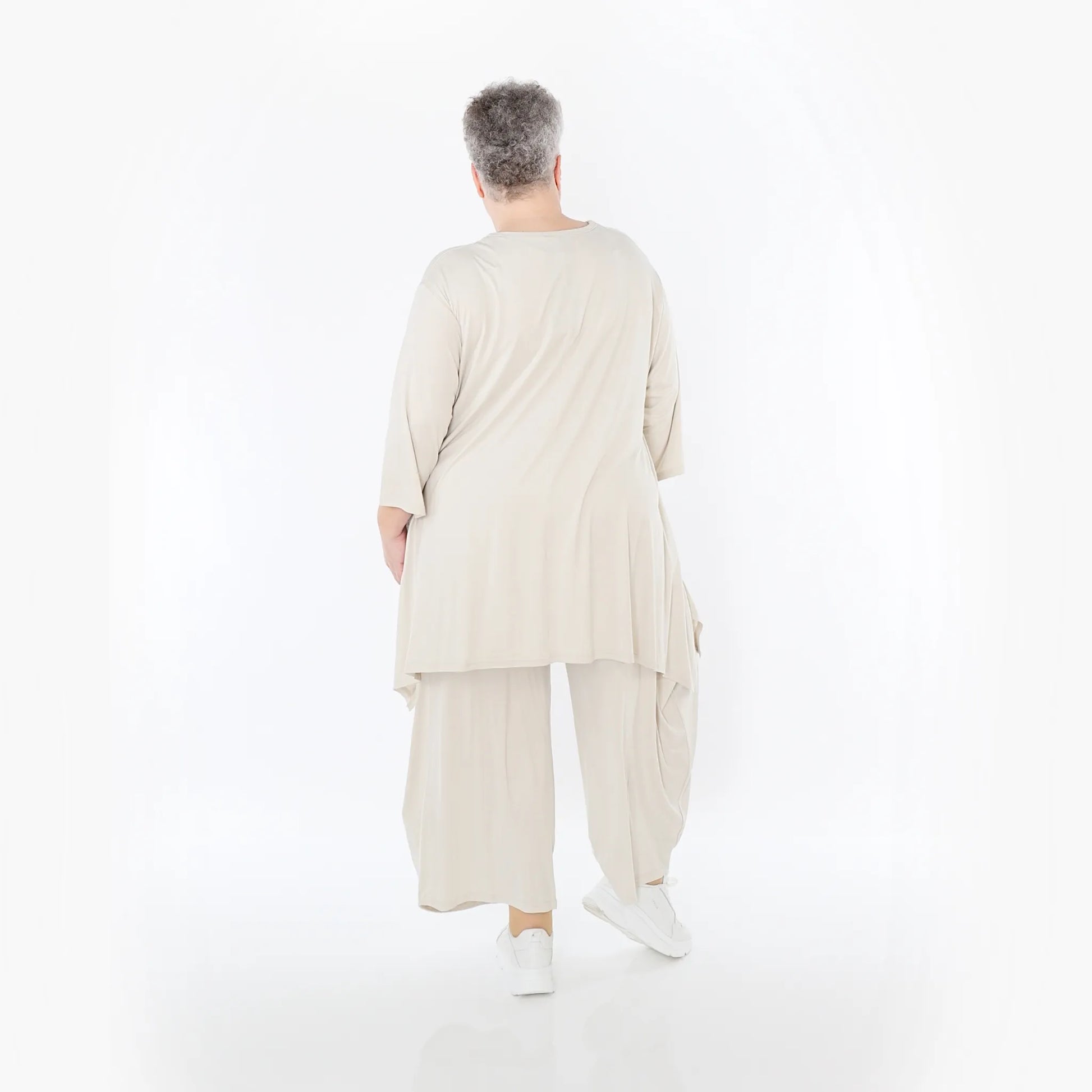  Ballonhose von AKH Fashion aus Viskose, 1233.08069, Beige, Ausgefallen, Zeitlos, Schick