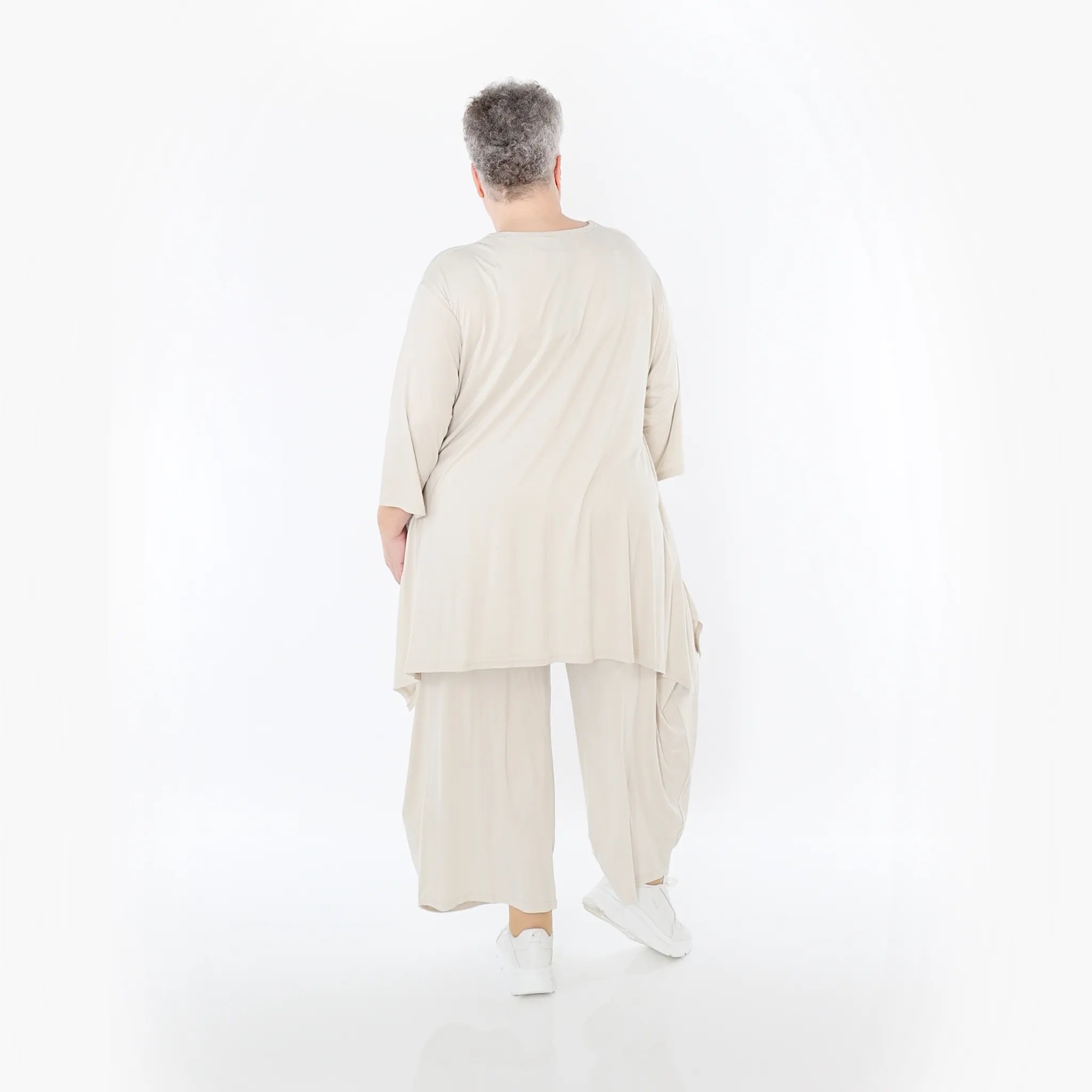  Ballonhose von AKH Fashion aus Viskose, 1233.08069, Beige, Ausgefallen, Zeitlos, Schick