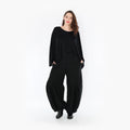  Ballonhose von AKH Fashion aus Materialmix, 1394.06974, Schwarz, Schick, Modern, Bequem