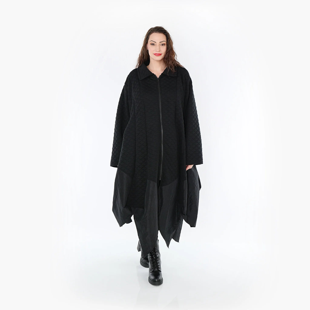 Ballonmantel von AKH Fashion aus Materialmix, ausgefallene, zeitlose Lagenlook Mode