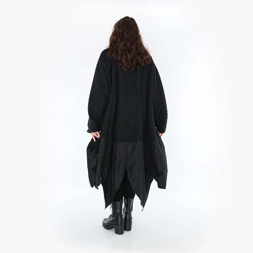 Ballonmantel von AKH Fashion aus Materialmix, ausgefallene, zeitlose Lagenlook Mode