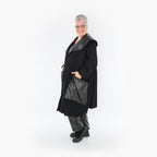  Ballonmantel von AKH Fashion aus Polyester, 1414.07002, Schwarz, Schick, Modern, Bequem