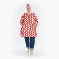 A-Form Shirt von AKH Fashion aus Baumwolle, ausgefallene, zeitlose Lagenlook Mode