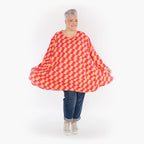 A-Form Shirt von AKH Fashion aus Baumwolle, ausgefallene, zeitlose Lagenlook Mode