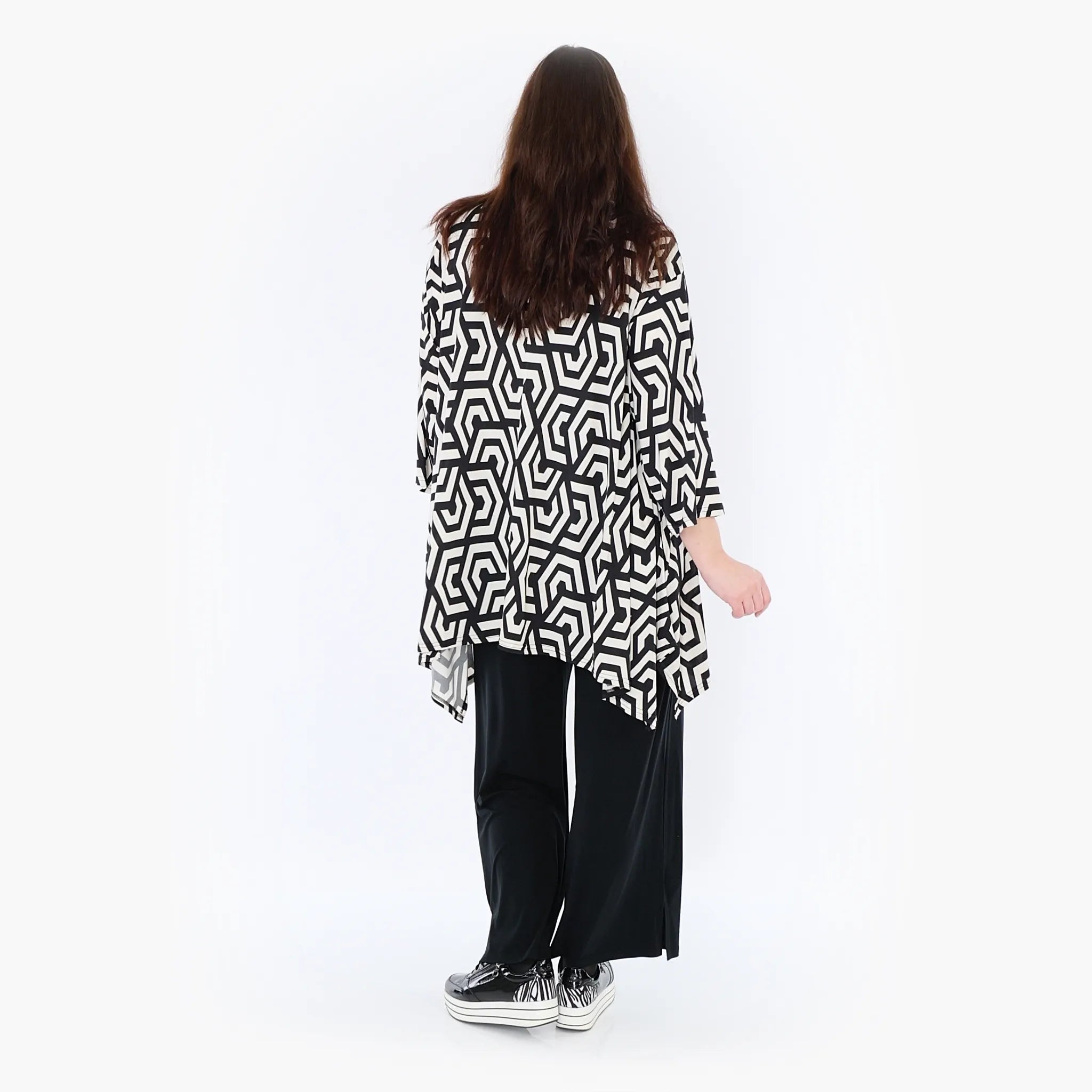 A-Form Shirt von AKH Fashion aus Viskose, ausgefallene, zeitlose Lagenlook Mode