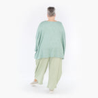  AKH Fashion Bigshirt in kastiger Form, aus Viskose, 1429.06993, Mint, Schick, Modern, Bequem