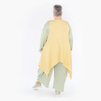  A-Form Weste von AKH Fashion aus Viskose, 1429.00110, LimeGelb, Schick, Modern, Bequem