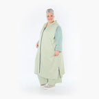  AKH Fashion Weste in gerader Form, aus Viskose, 1429.06879, Apfelgrün, Schick, Modern