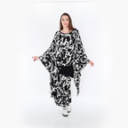  Zipfel Bigshirt von AKH Fashion aus Viskose, 1434.07026, Schwarz/Weiß, Schick, Modern, Bequem