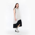  A-Form Kleid von AKH Fashion aus Baumwolle, 1441.07023, Schwarz/Weiß, Schick, Modern