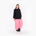  Ballonhose von AKH Fashion aus Materialmix, 1448.08069, Pink, Kariert, Schick, Modern