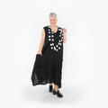  A-Form Kleid von AKH Fashion aus Viskose, 1468.07056, Schwarz, Ausgefallen, Zeitlos