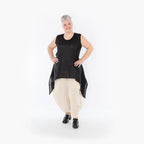  Ballonhose von AKH Fashion aus Viskose, 1468.08069, Beige, Ausgefallen, Zeitlos, Schick