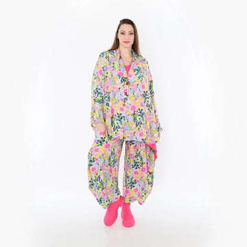  Ballonhose von AKH Fashion aus Viskose, 1479.08069, Multicolor, Blumen, Ausgefallen