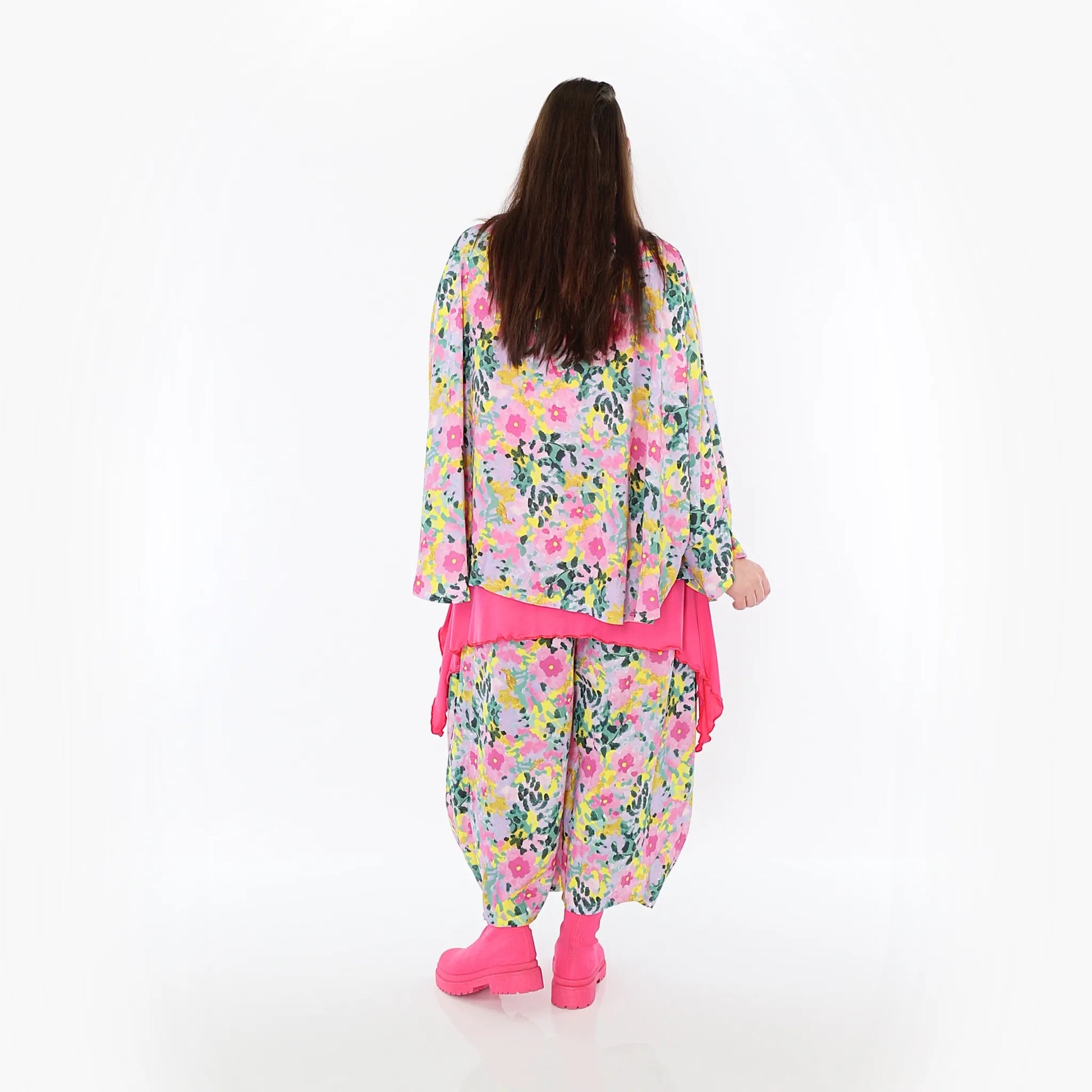  Ballonhose von AKH Fashion aus Viskose, 1479.08069, Multicolor, Blumen, Ausgefallen