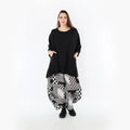  Ballonhose von AKH Fashion aus Viskose, 1481.08069, Schwarz/Weiß, Punkte, Ausgefallen