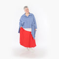  Ballonrock von AKH Fashion aus Baumwolle, 1482.07081, Rot, Ausgefallen, Zeitlos, Schick