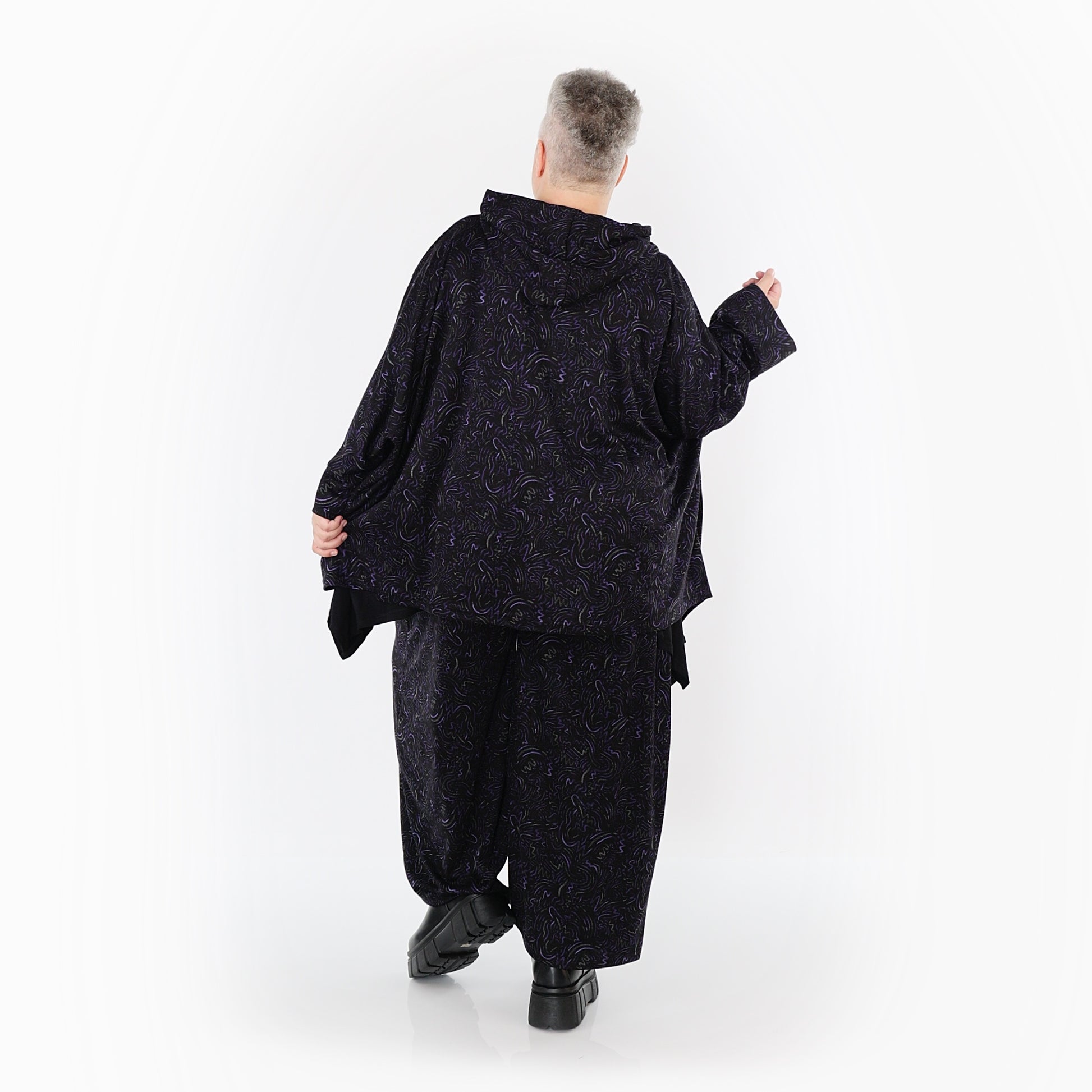  Marlene Hose von AKH Fashion aus Materialmix, 1516.07083, Violett
