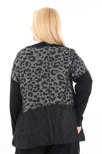 Jacke von Zedd Plus aus Polyamid, 24654, Grau, Schick, Modern, Bequem