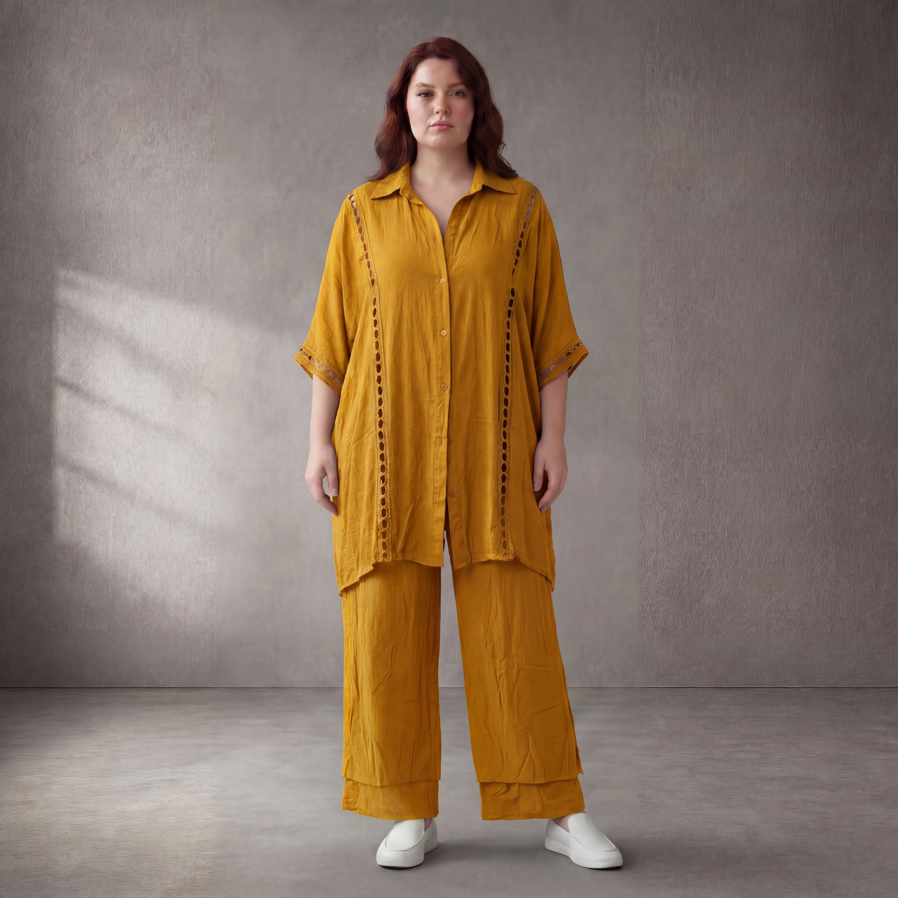 Funky Diva · Bluse · F939 · Gelb