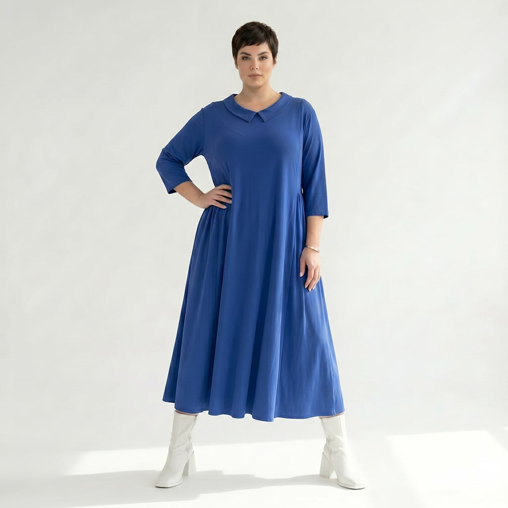 Ballonkleid von AKH Fashion aus Materialmix, ausgefallene, zeitlose Lagenlook Mode