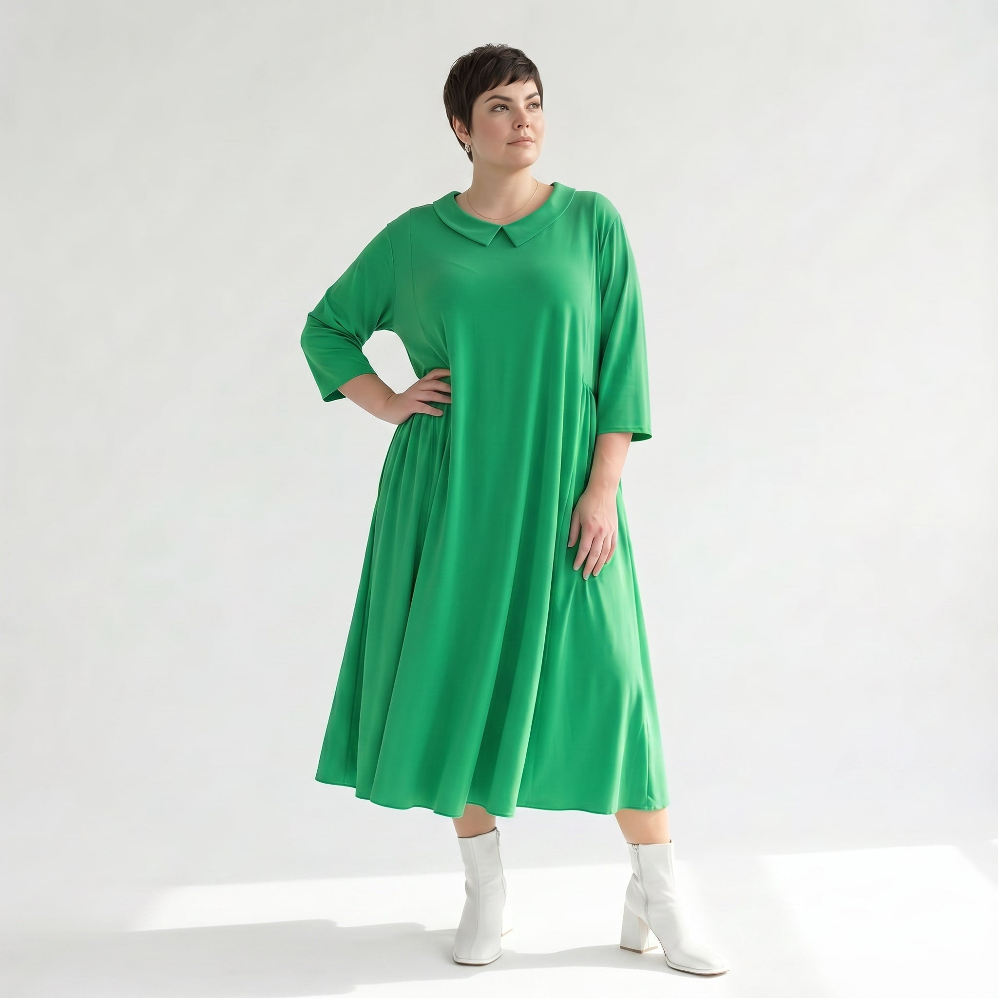 Ballonkleid von AKH Fashion aus Materialmix, ausgefallene, zeitlose Lagenlook Mode